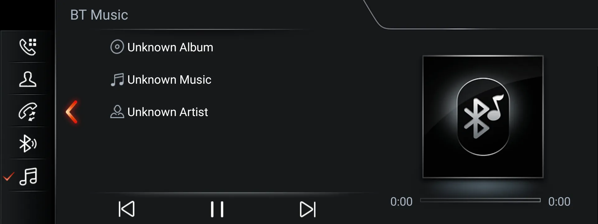 Screenshot of the BMW ID4 NBT theme