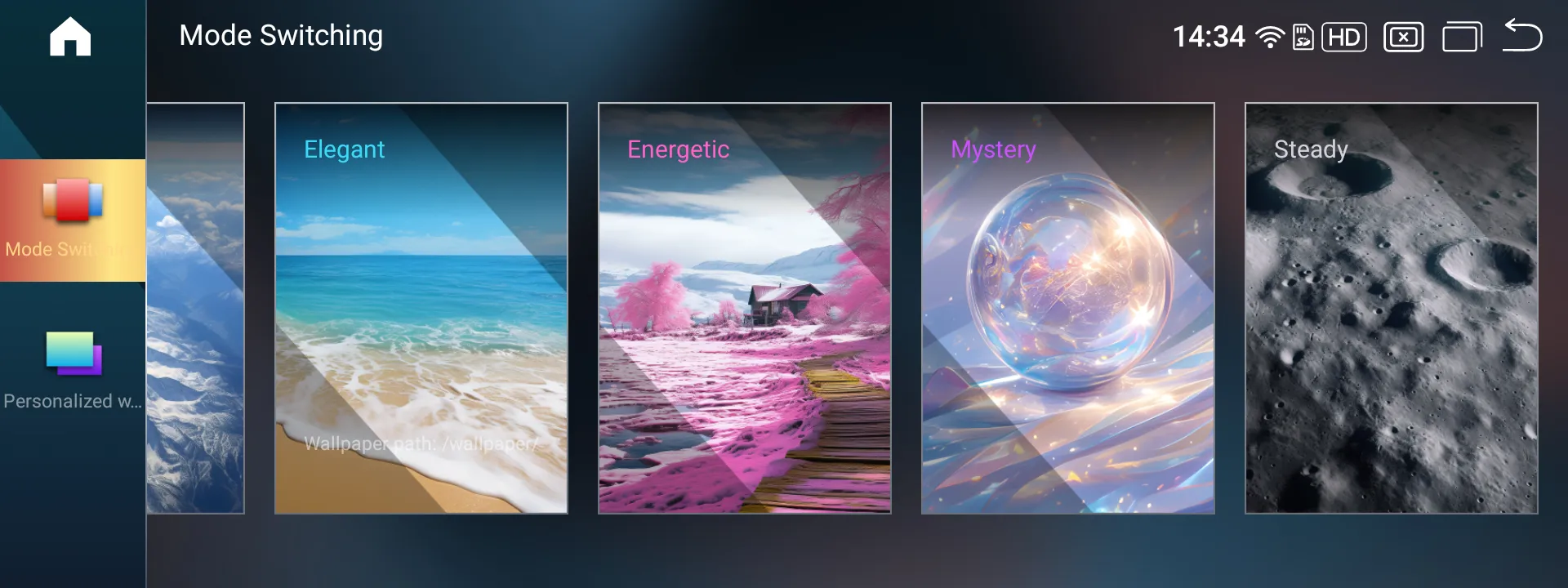 Screenshot of the BMW ID9 theme