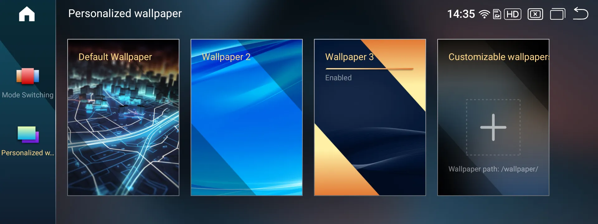 Screenshot of the BMW ID9 theme