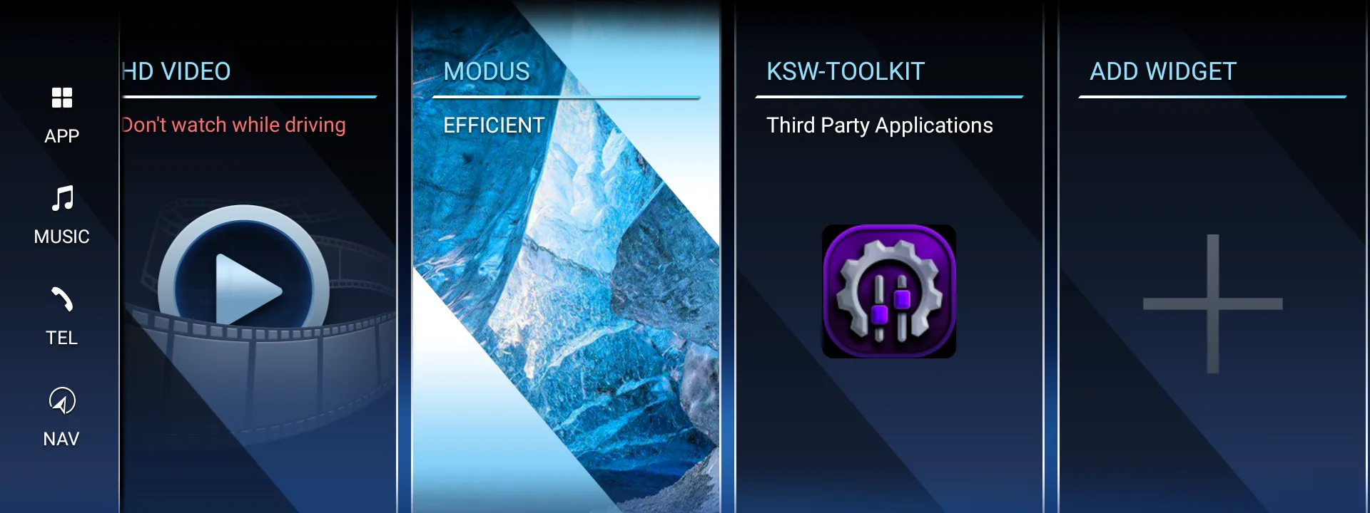 Screenshot of the BMW ID8 theme